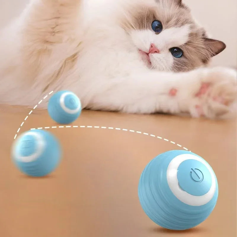 Bola Interativa para Gato: Brincadeira Automática para Exercício e Diversão Sem Fim!