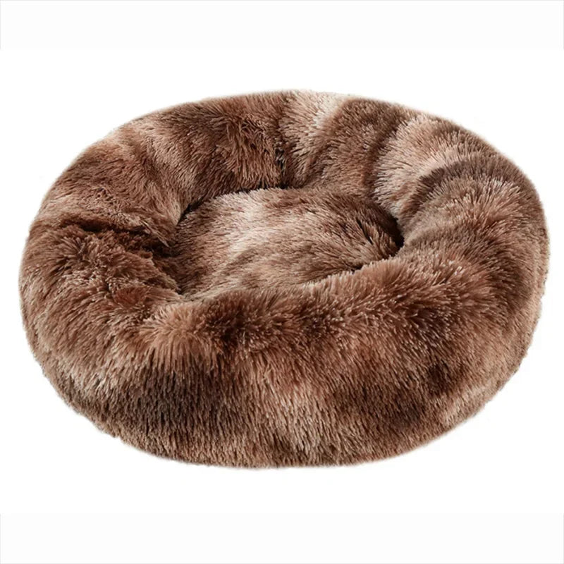 Cama Redonda Super Macia para Pets – Conforto e Aconchego para Cachorros e Gatos em Todos os Tamanhos!